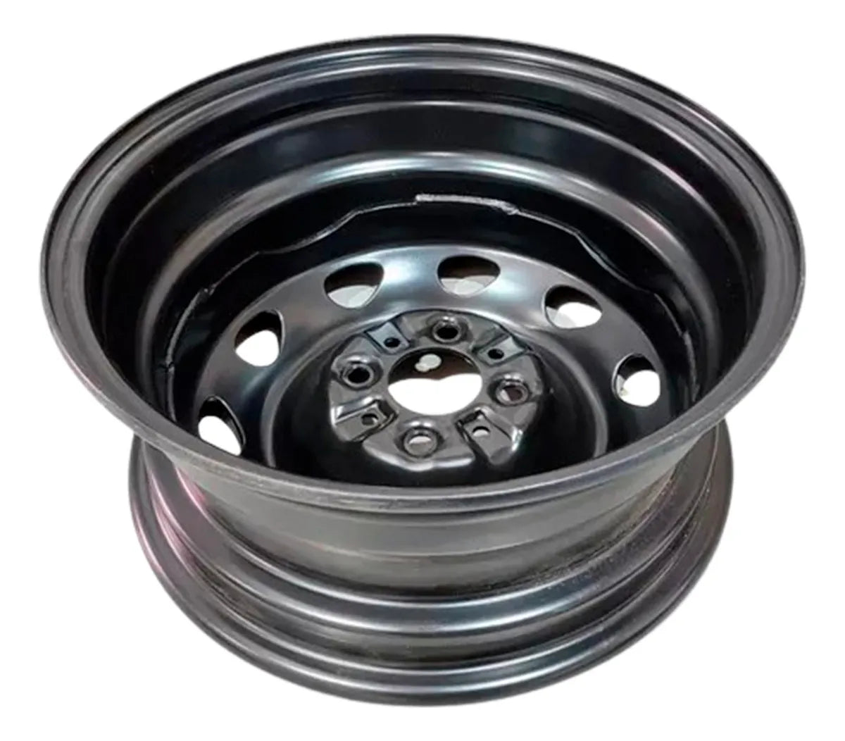 Roda Ferro Aço Aro 14 Fiat Diversos Modelos Fiat Cor Preto